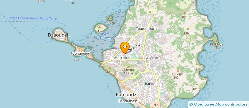 localisation de l'entreprise MAYOTTE INFOWEB à DZAOUDZI
