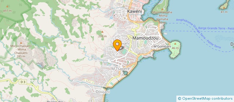 localisation de l'entreprise MAYOTTE LOCATION à MAMOUDZOU