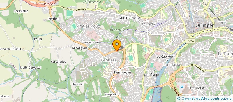 localisation de l'entreprise MAYOTTE NARRENDRE TSYKA DZYABY 976 à QUIMPER