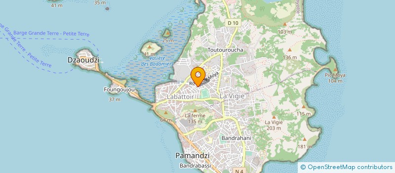 localisation de l'entreprise MAYOTTE OCEAN à PAMANDZI