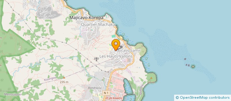 localisation de l'entreprise MAYOTTE PAR LA MER à KOUNGOU