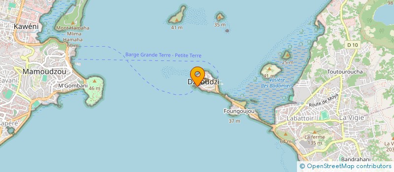 localisation de l'entreprise MAYOTTE PECHE EXOTIQUE à DZAOUDZI