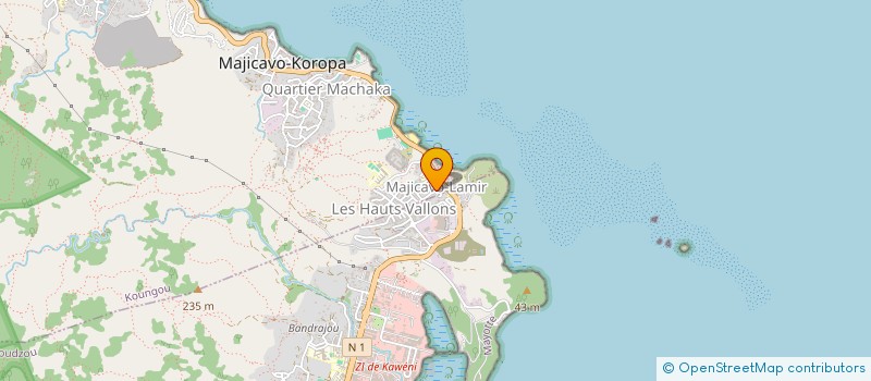 localisation de l'entreprise MAYOTTE PLASTIQUE INDUSTRIE à KOUNGOU