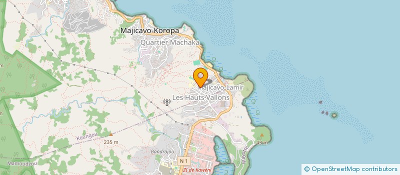 localisation de l'entreprise MAYOTTE POSE SARL à KOUNGOU
