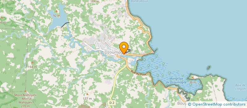 localisation de l'entreprise MAYOTTE RECIF à BANDRABOUA