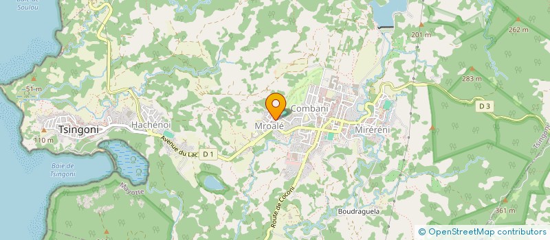 localisation de l'entreprise MAYOTTE SECURITE SURVEILLANCE(MSS MAYOTTE) à TSINGONI