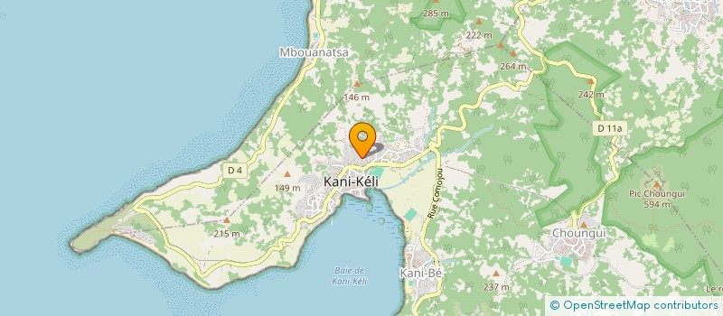 localisation de l'entreprise MAYOTTE SUD CLIM BATIMENT (M.S.C.B) à KANI-KELI