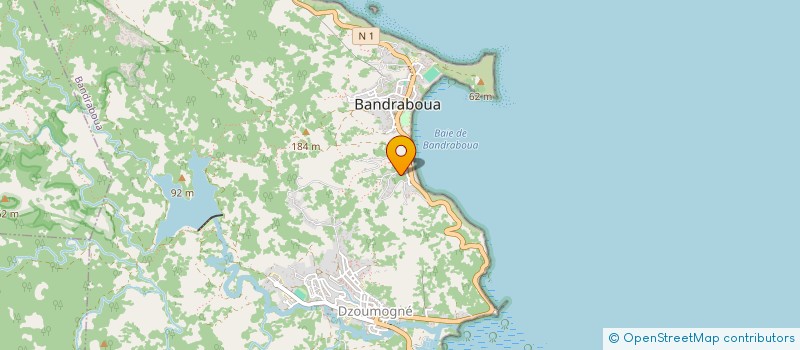 localisation de l'entreprise MAYOTTE TRAVAUX ET DEVELOPPEMENT à BANDRABOUA