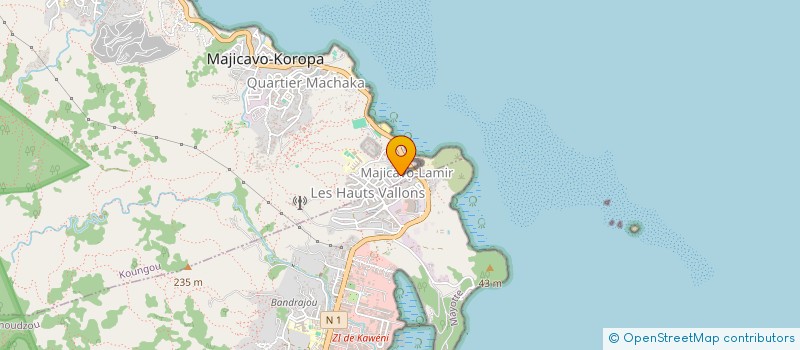 localisation de l'entreprise MAYOTTE VACANCES à MAMOUDZOU