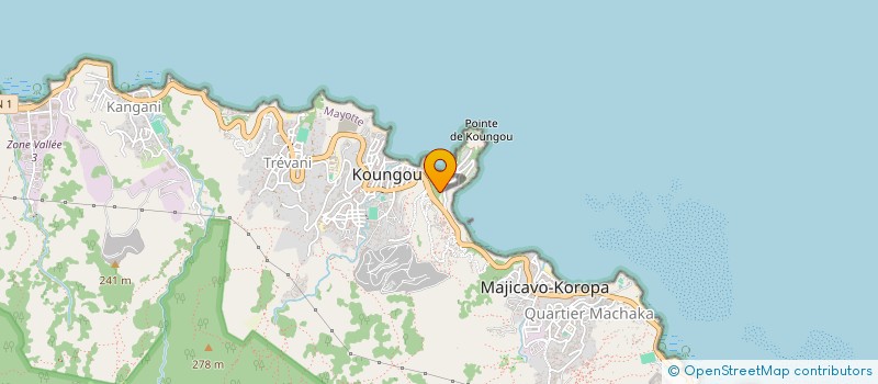 localisation de l'entreprise MAYOTTE WATERSPORTS à KOUNGOU