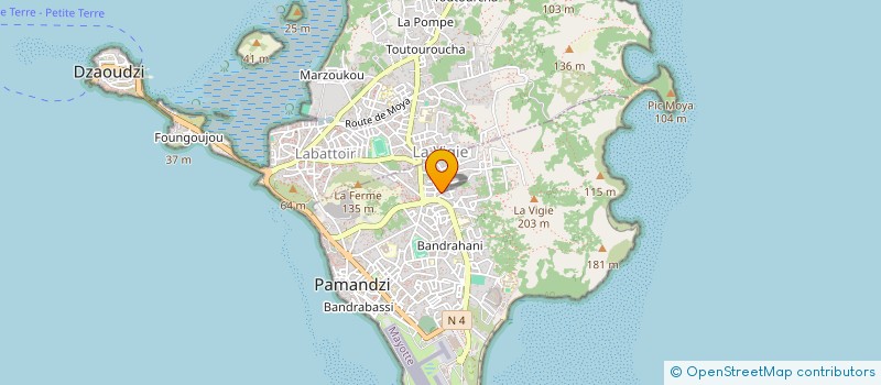 localisation de l'entreprise MAYOTTE XCAPE à PAMANDZI