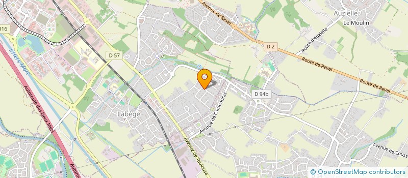 localisation de l'entreprise MAYOU  LABEGE