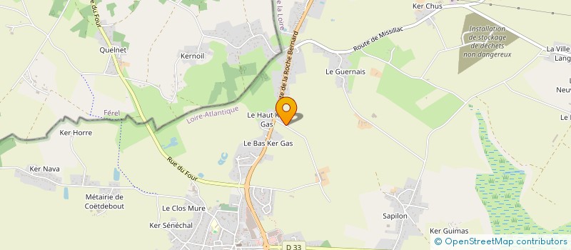 localisation de l'entreprise MAYOUX à HERBIGNAC