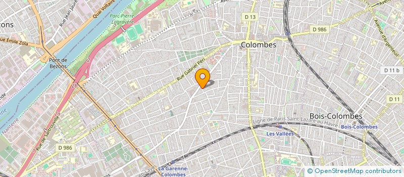 localisation de l'entreprise MAYOUX-LACOMBLEZ à COLOMBES