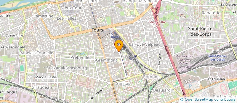 localisation de l'entreprise MAYOUX SCI  TOURS