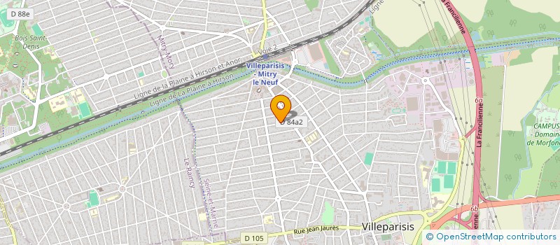 localisation de l'entreprise MAYOYA  VILLEPARISIS