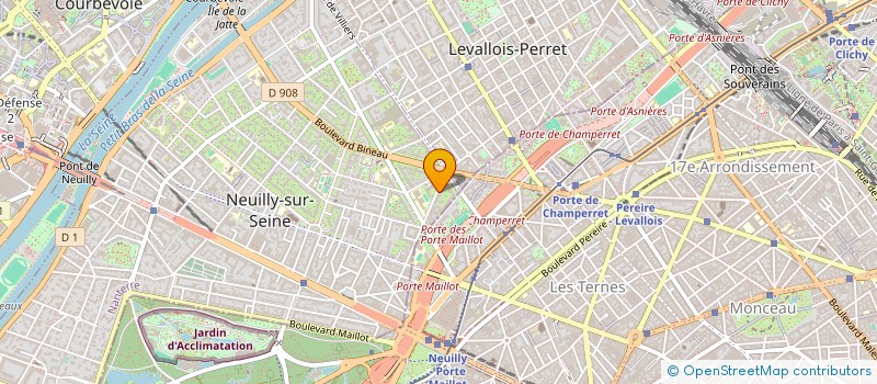 localisation de l'entreprise MAYRAN PERNEY à NEUILLY-SUR-SEINE
