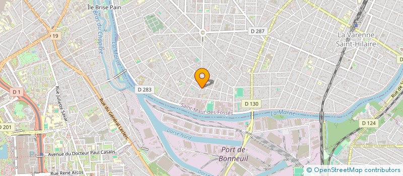 localisation de l'entreprise MAYRON 28 à ST MAUR DES FOSSES