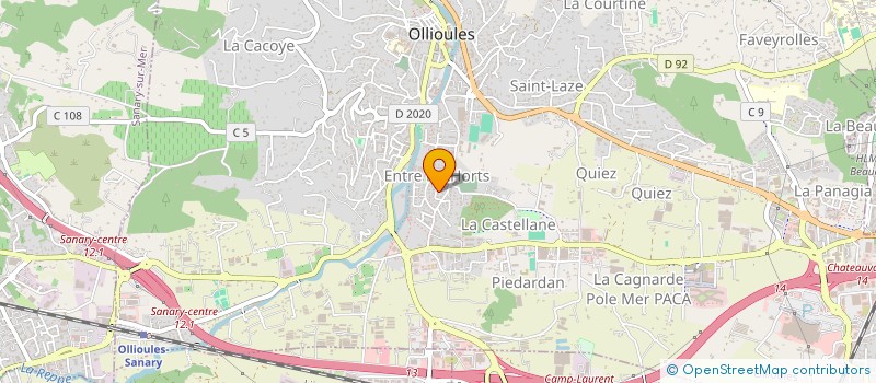 localisation de l'entreprise MAYROX  OLLIOULES