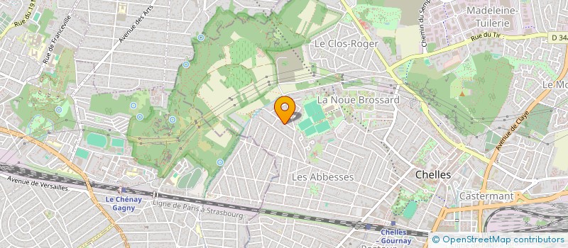 localisation de l'entreprise MAYSAN  CHELLES