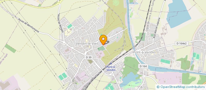 localisation de l'entreprise MAYTOP ISO 62 à VENDIN-LE-VIEIL