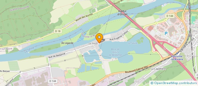 localisation de l'entreprise MAYTOP ISO 76  TOURVILLE-LA-RIVIERE