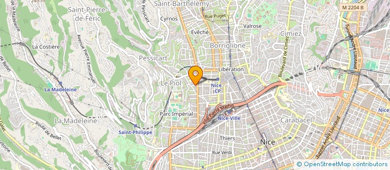localisation de l'entreprise MAYTY à NICE