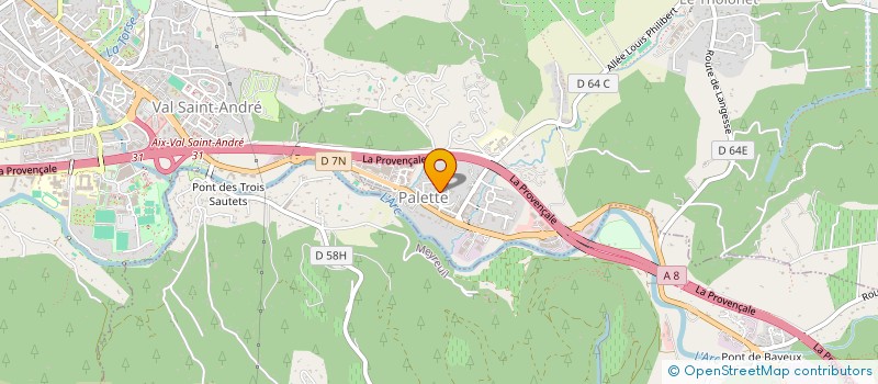 localisation de l'entreprise MAYU  LE THOLONET