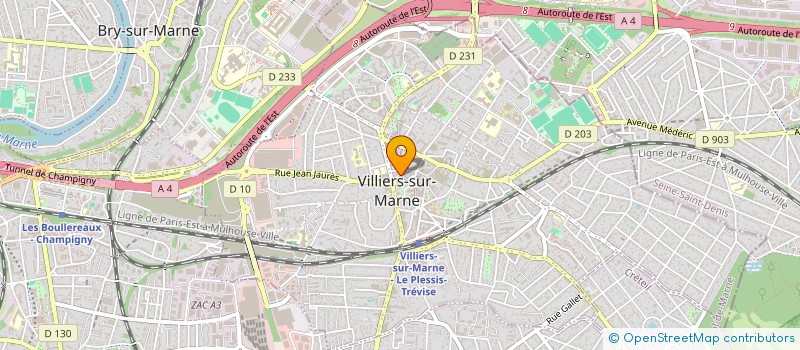 localisation de l'entreprise MAYU STORE à VILLIERS-SUR-MARNE