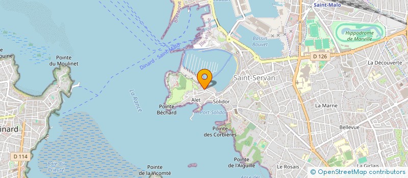 localisation de l'entreprise MAYUKO LOCATION  SAINT-MALO