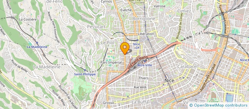 localisation de l'entreprise MAYWAY à NICE