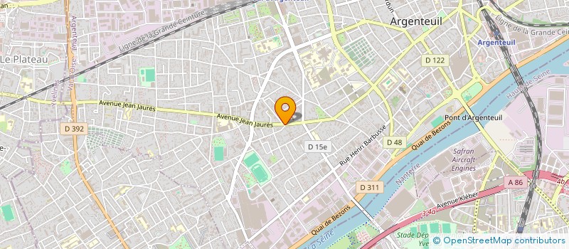 localisation de l'entreprise MAYYA à ARGENTEUIL