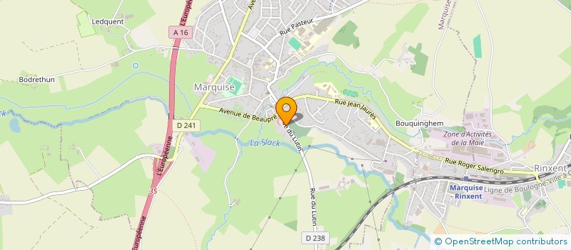 localisation de l'entreprise MAZ  MARQUISE