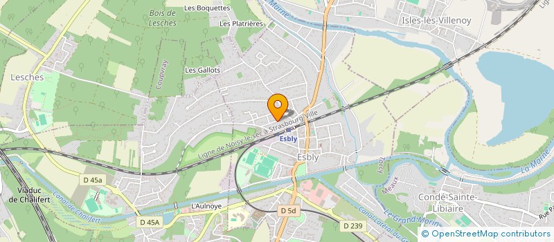 localisation de l'entreprise MAZ à ESBLY
