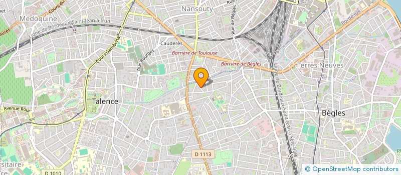 localisation de l'entreprise MAZ à BEGLES
