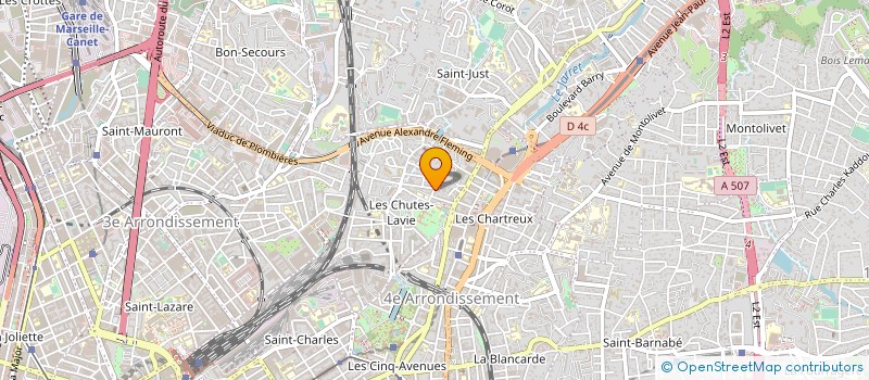 localisation de l'entreprise MAZ-CARDI à MARSEILLE