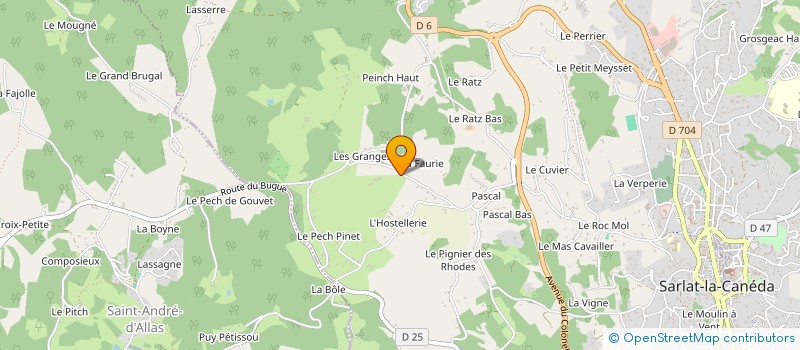 localisation de l'entreprise MAZ & CO à SARLAT-LA-CANEDA