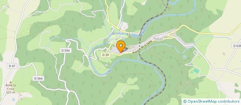 localisation de l'entreprise MAZ&CO  NAJAC