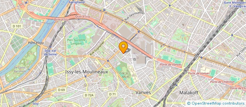 localisation de l'entreprise MAZ DIFFUSION à ISSY-LES-MOULINEAUX