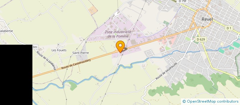 localisation de l'entreprise MAZ ELEC CHAUFFAGE  REVEL