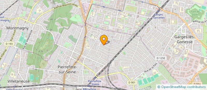 localisation de l'entreprise MAZ.IMMO à PIERREFITTE-SUR-SEINE