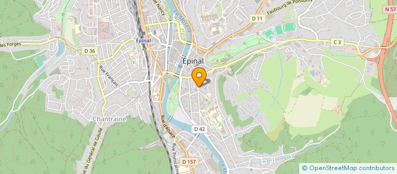 localisation de l'entreprise MAZ IMMOBILIER à EPINAL