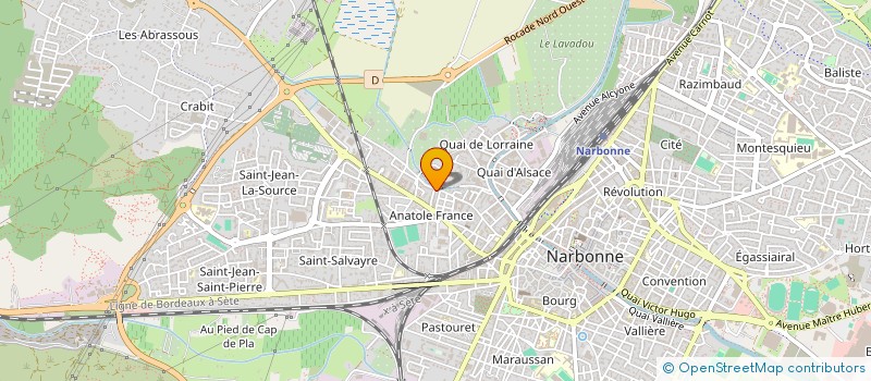 localisation de l'entreprise MAZ LAB à NARBONNE