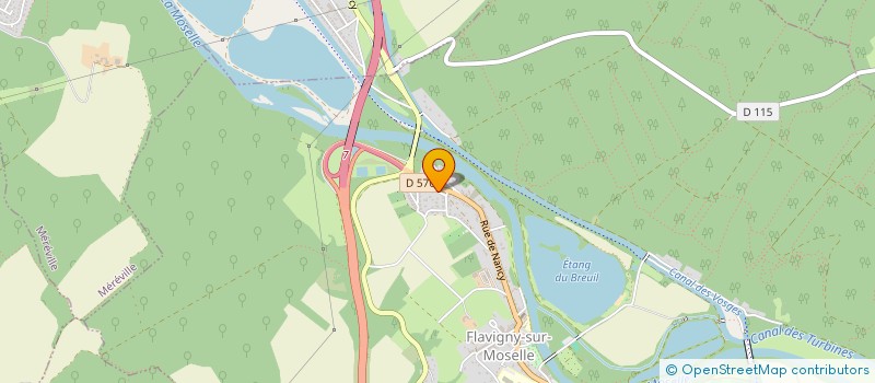 localisation de l'entreprise MAZA  FLAVIGNY-SUR-MOSELLE