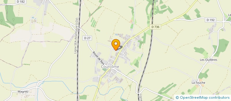 localisation de l'entreprise MAZA  COURCOME