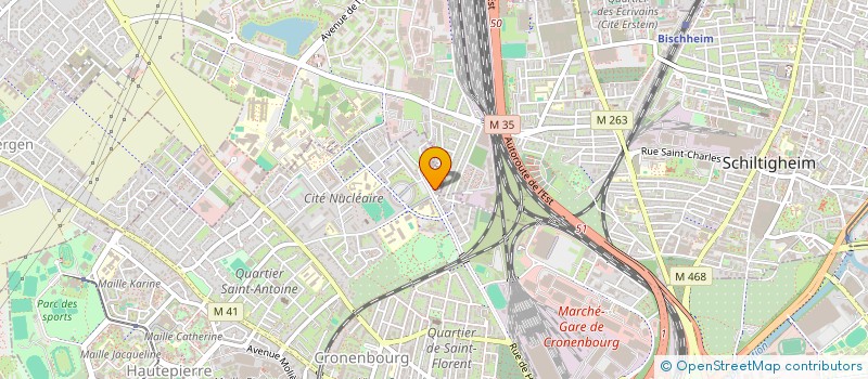 localisation de l'entreprise MAZA à STRASBOURG