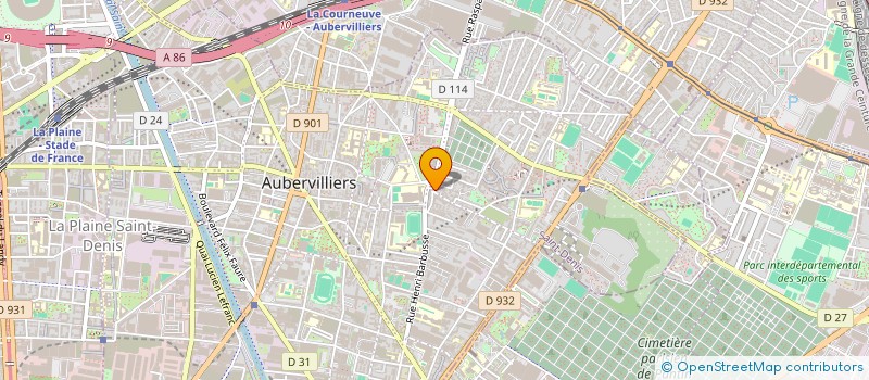 localisation de l'entreprise MAZA MONDE à AUBERVILLIERS