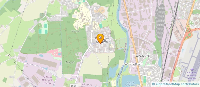 localisation de l'entreprise MAZAGAN  ALLONNES