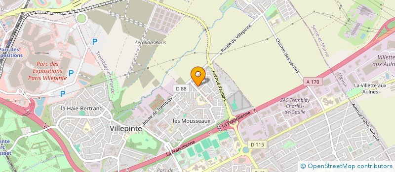 localisation de l'entreprise MAZAGAN à VILLEPINTE