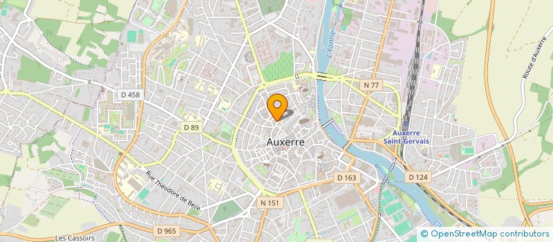 localisation de l'entreprise MAZAGAN à AUXERRE